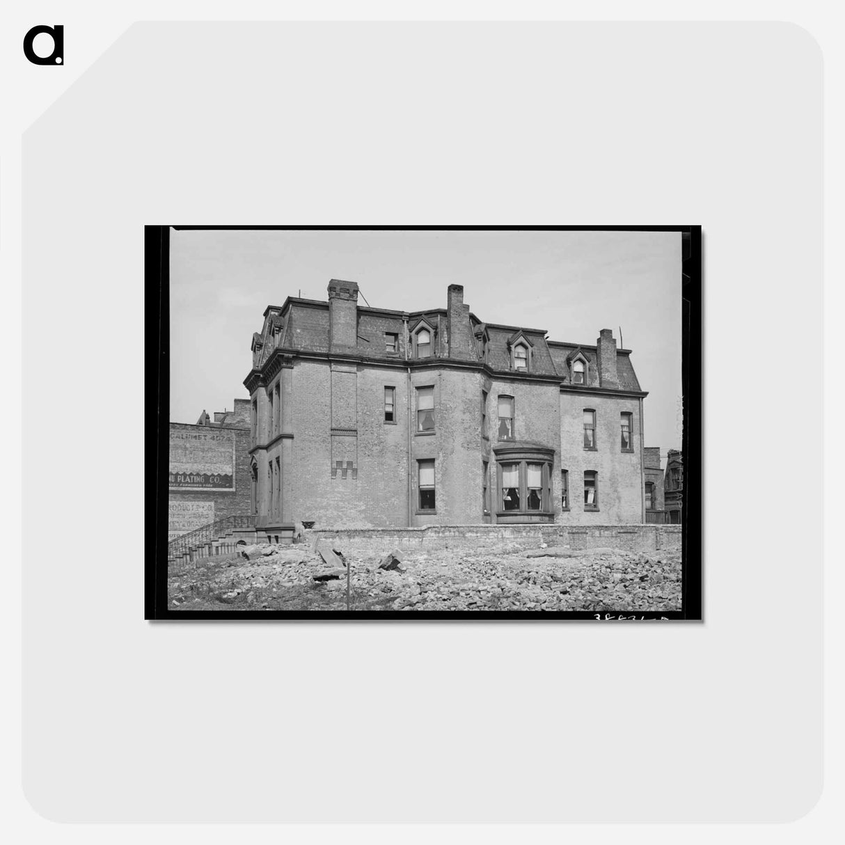 アートポストカード-Apartment House, Chicago
 - ラッセル リー Postcard.