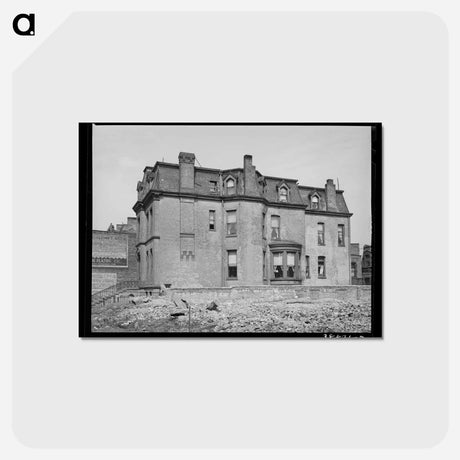 アートポストカード-Apartment House, Chicago
 - ラッセル リー Postcard.