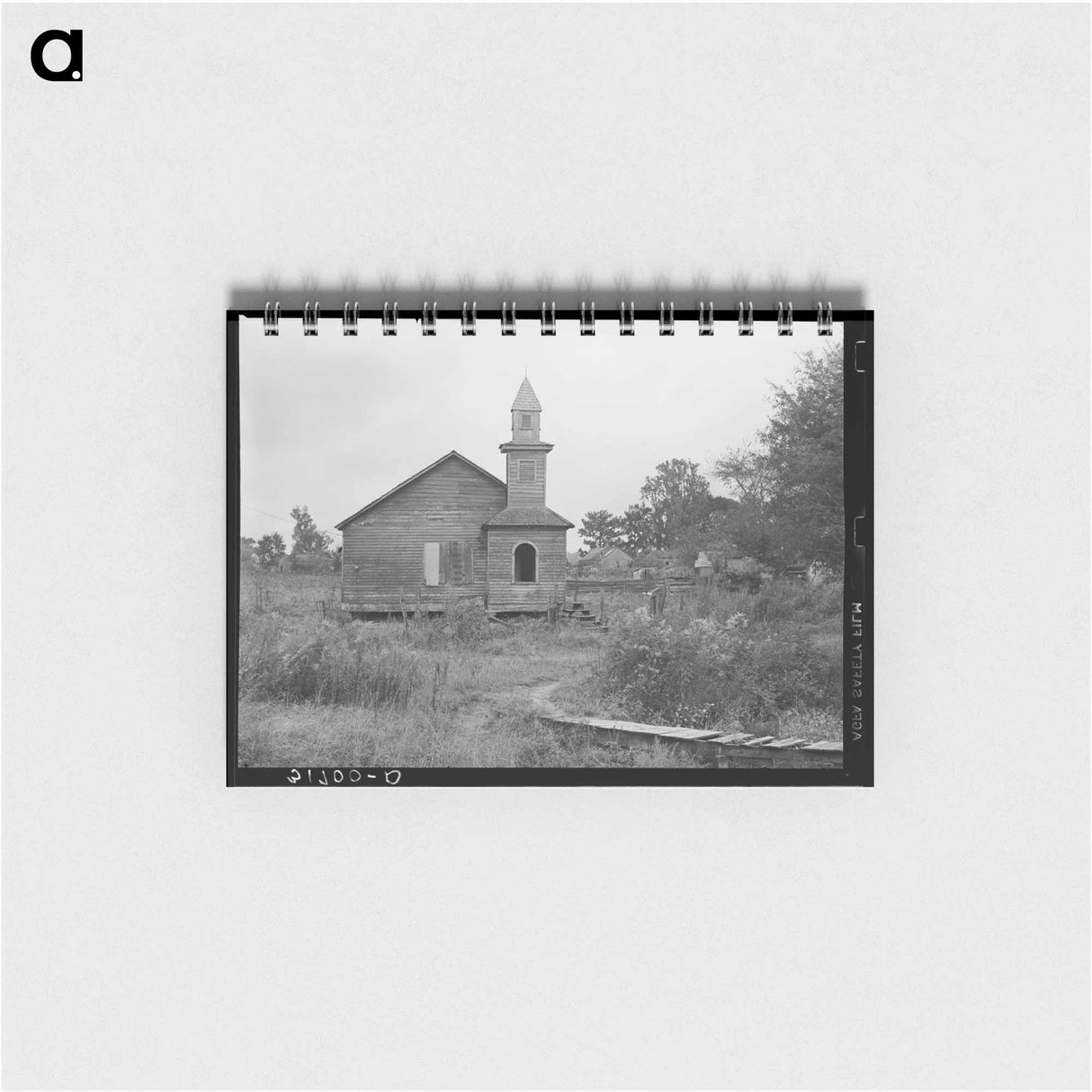 アートメモ帳-Church Near Krotz Springs, Louisiana
 - ラッセル リー Memo.