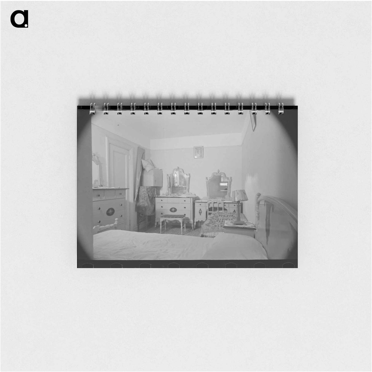 アートメモ帳-Bedroom of Nathan Katz Apartment, East 168th Street, Bronx, New York
 - ラッセル リー Memo.