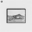 アートメモ帳-Chuck Wagon and Tarpaulin, Ranch near Spur, Texas
 - ラッセル リー Memo.