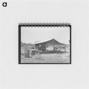 アートメモ帳-Chuck Wagon and Tarpaulin, Ranch near Spur, Texas
 - ラッセル リー Memo.