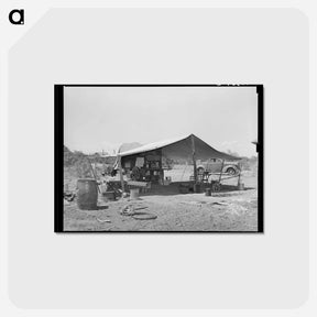 アートポストカード-Chuck Wagon and Tarpaulin, Ranch near Spur, Texas
 - ラッセル リー Postcard.