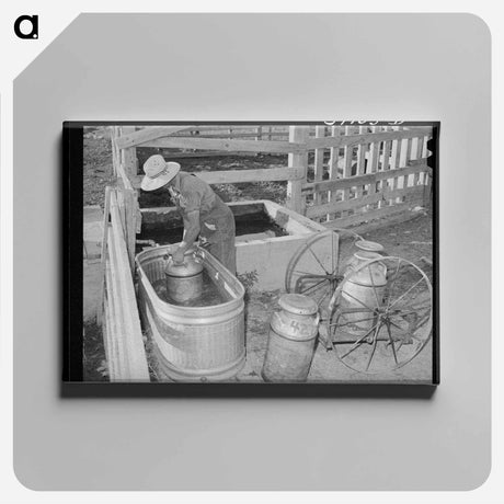 アートパネル-Dairyman Cooling Milk
 - ラッセル リー Canvas.