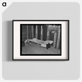 アートポスター-Interior of Sugar Beet Worker's Shack
 - ラッセル リー Poster.