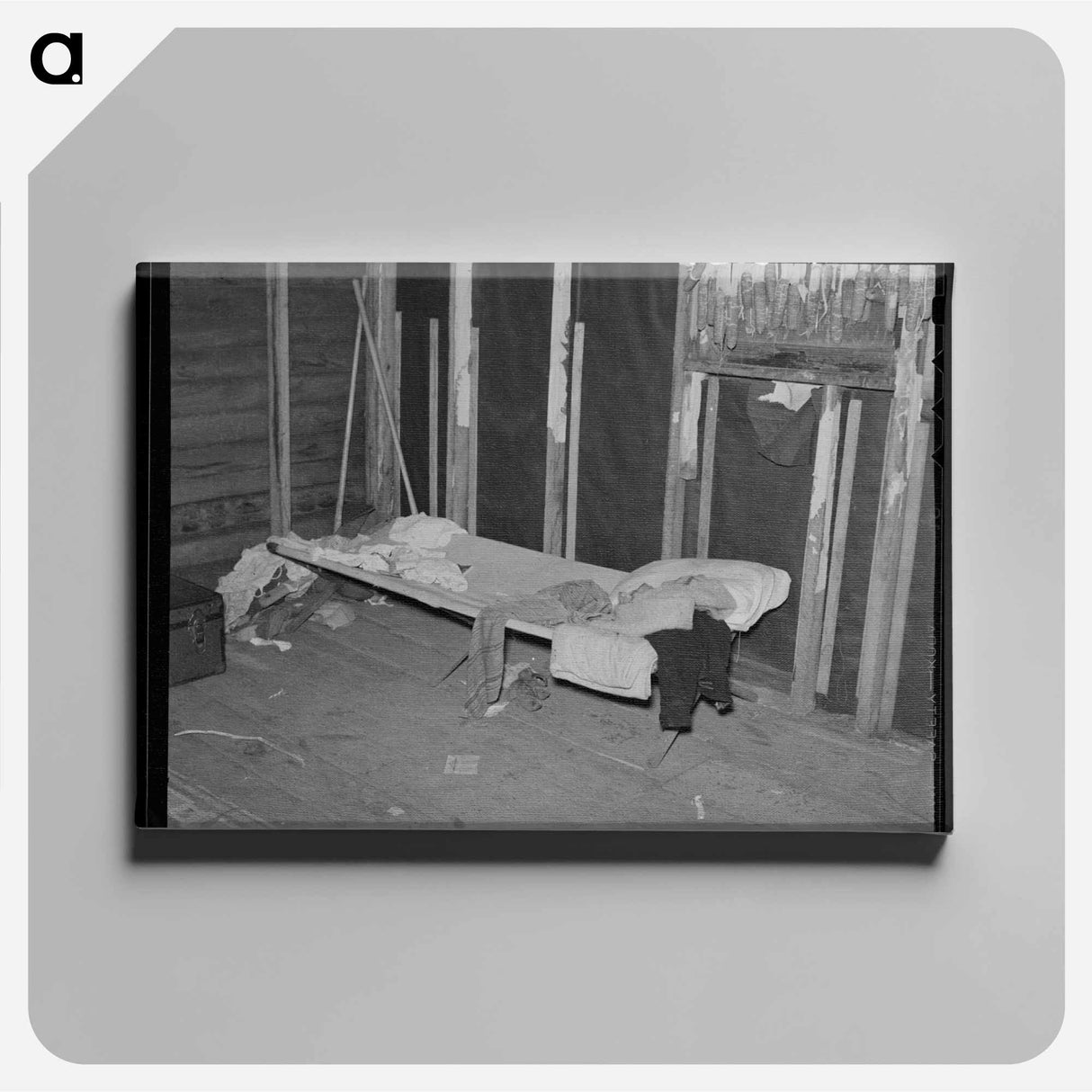 アートパネル-Interior of Sugar Beet Worker's Shack
 - ラッセル リー Canvas.