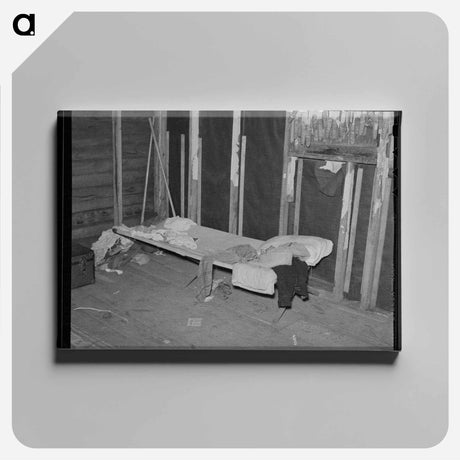 アートパネル-Interior of Sugar Beet Worker's Shack
 - ラッセル リー Canvas.