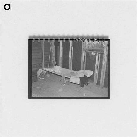 アートメモ帳-Interior of Sugar Beet Worker's Shack
 - ラッセル リー Memo.