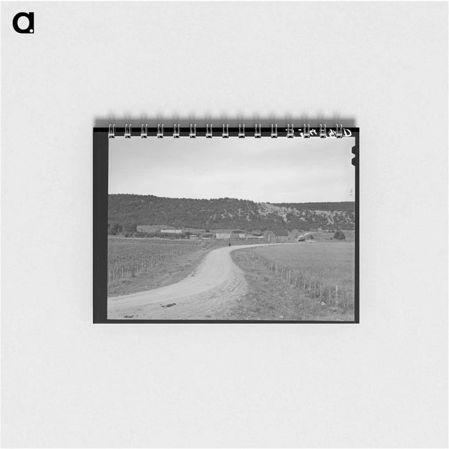 アートメモ帳-Taos County Rural Scene
 - ラッセル リー Memo.