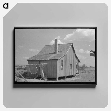 アートパネル-Sharecropper's Home, New Madrid County, Missouri
 - ラッセル リー Canvas.