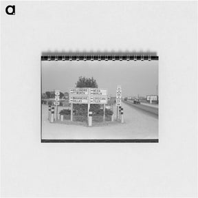 アートメモ帳-Highway Junction, Waco, Texas
 - ラッセル リー Memo.