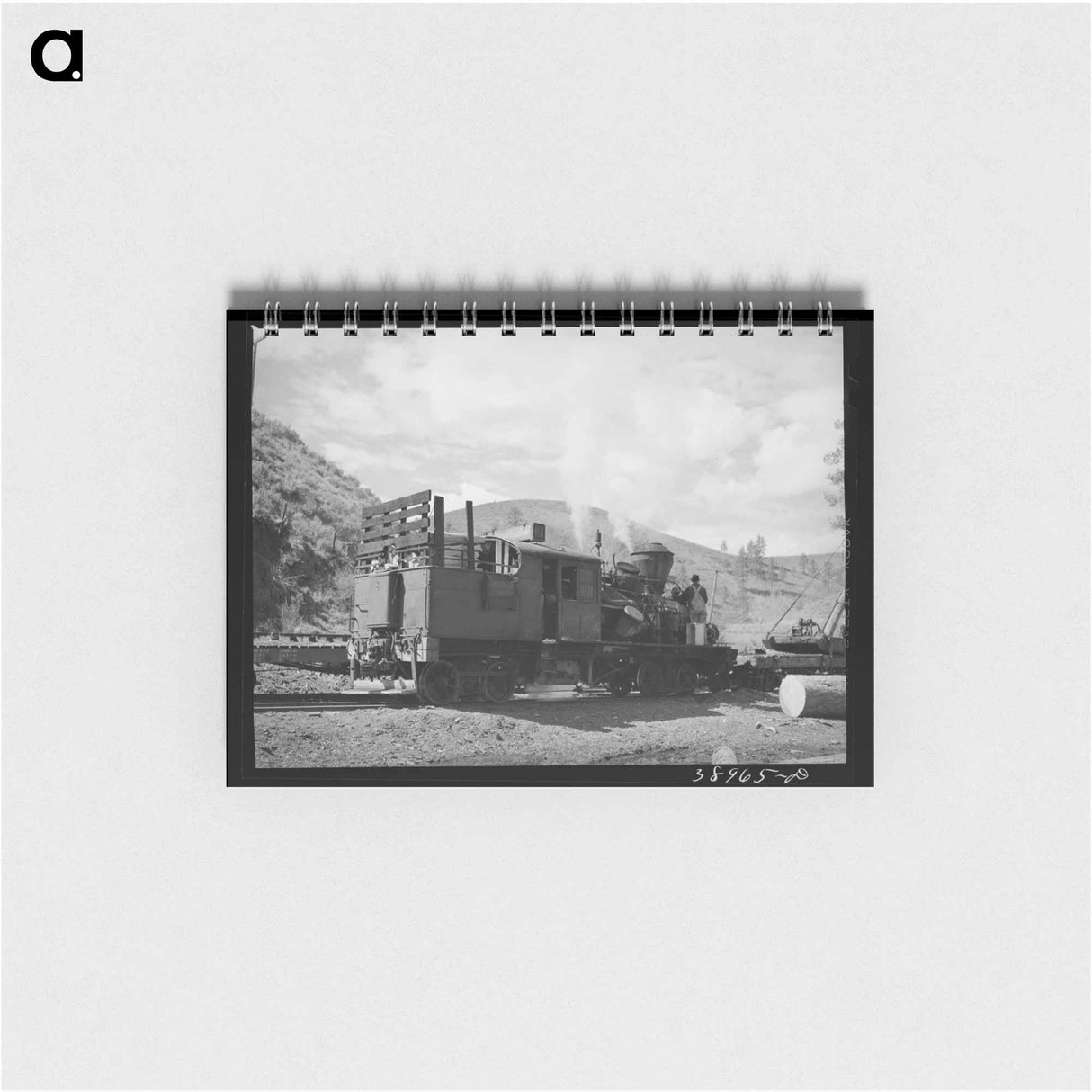 アートメモ帳-Logging Train, Baker County, Oregon
 - ラッセル リー Memo.