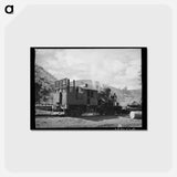 アートポストカード-Logging Train, Baker County, Oregon
 - ラッセル リー Postcard.