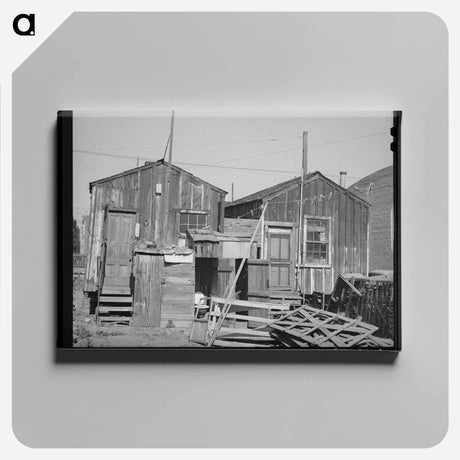 アートパネル-Courtyard in Mexican Section, San Diego
 - ラッセル リー Canvas.
