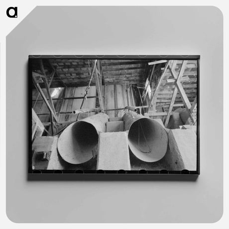 アートパネル-Ore Shutes, Mogollon Gold Mine, New Mexico
 - ラッセル リー Canvas.