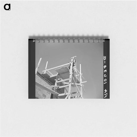 アートメモ帳-Construction of a Chimney, Greendale, Wisconsin
 - ラッセル リー Memo.
