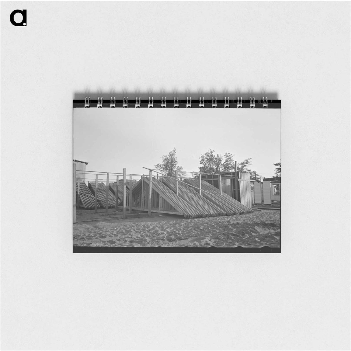 アートメモ帳-House Plant and Building Materials
 - ラッセル リー Memo.