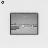 アートメモ帳-Sanitary Facilities Building at FSA Trailer Camp
 - ラッセル リー Memo.