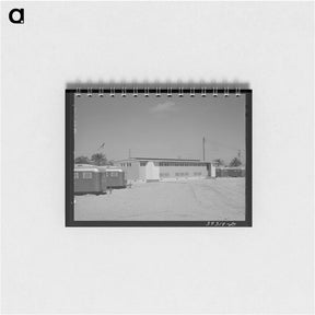 アートメモ帳-Sanitary Facilities Building at FSA Trailer Camp
 - ラッセル リー Memo.