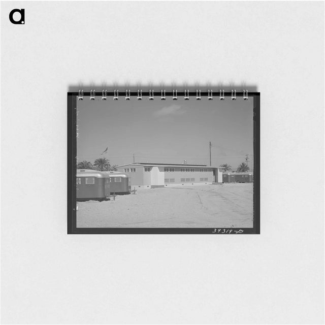 アートメモ帳-Sanitary Facilities Building at FSA Trailer Camp
 - ラッセル リー Memo.
