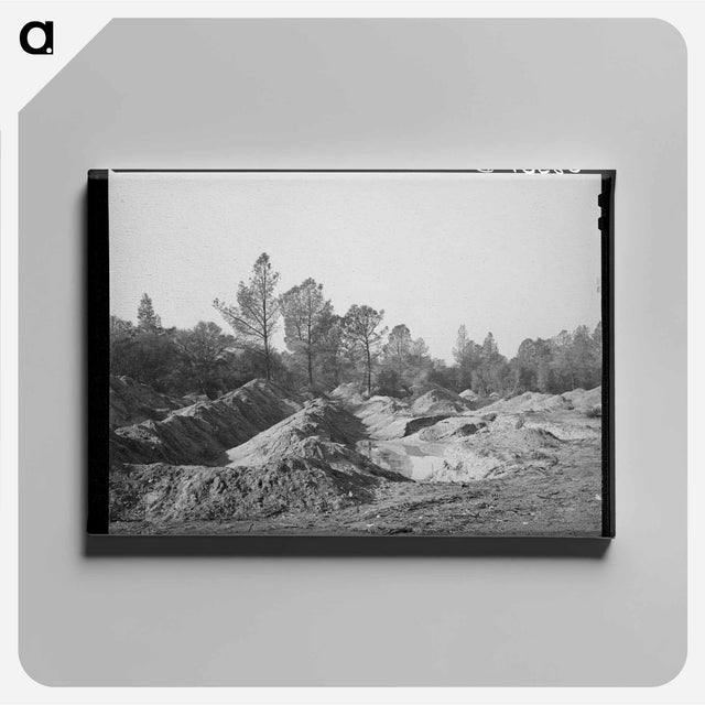 アートパネル-Placer Mining, Old Virginia City, Placer County, California
 - ラッセル リー Canvas.