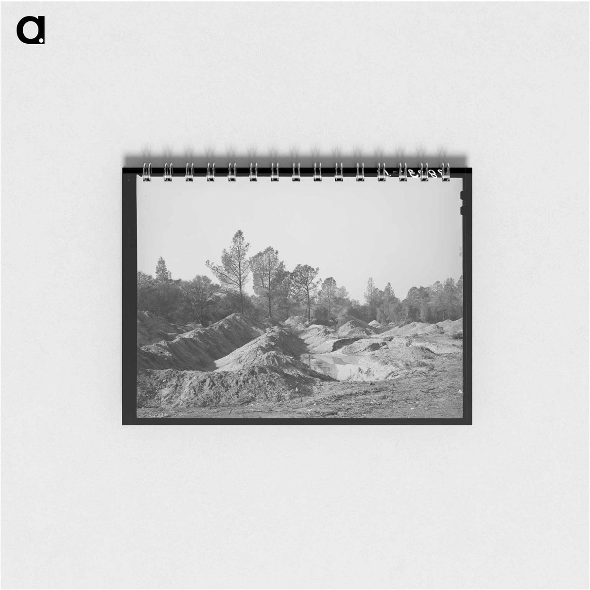 アートメモ帳-Placer Mining, Old Virginia City, Placer County, California
 - ラッセル リー Memo.