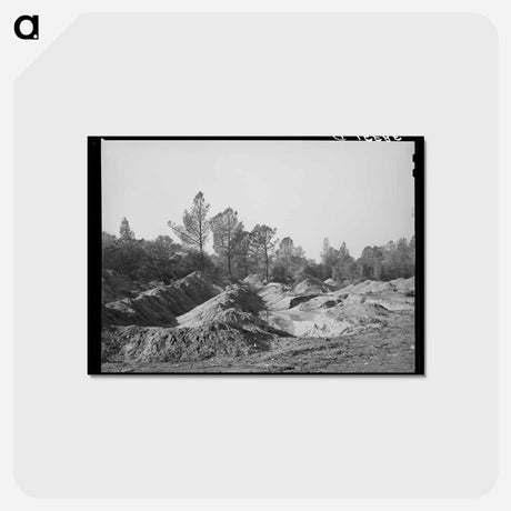 アートポストカード-Placer Mining, Old Virginia City, Placer County, California
 - ラッセル リー Postcard.