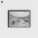 アートメモ帳-Highway on the Outskirts of Bisbee, Arizona
 - ラッセル リー Memo.
