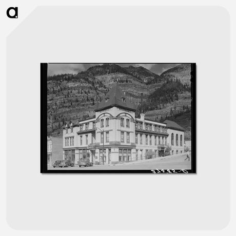 アートポストカード-Ouray Hotel, Colorado
 - ラッセル リー Postcard.