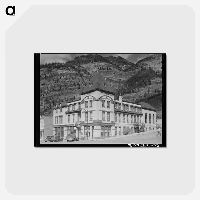 アートポストカード-Ouray Hotel, Colorado
 - ラッセル リー Postcard.