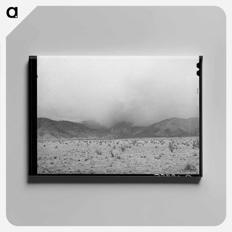 アートパネル-Snowstorm over the Mountains, Socorro County
 - ラッセル リー Canvas.