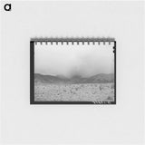 アートメモ帳-Snowstorm over the Mountains, Socorro County
 - ラッセル リー Memo.