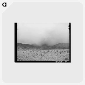 アートポストカード-Snowstorm over the Mountains, Socorro County
 - ラッセル リー Postcard.