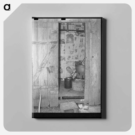 アートパネル-Interior View of a Mexican House, San Antonio
 - ラッセル リー Canvas.