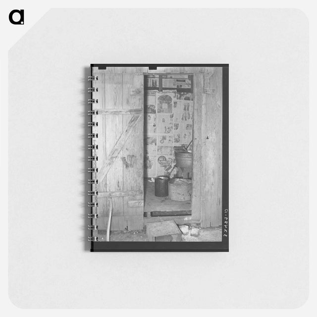 アートメモ帳-Interior View of a Mexican House, San Antonio
 - ラッセル リー Memo.