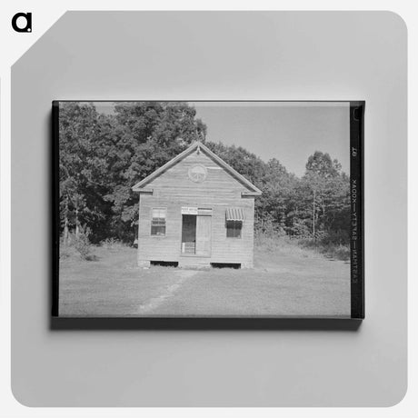 アートパネル-Post Office, Tompkinsville, Maryland
 - ラッセル リー Canvas.