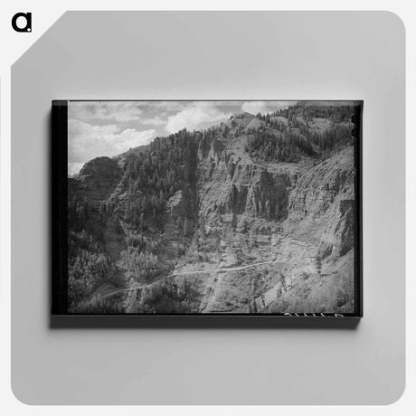 アートパネル-Road to Smugglers Mine, Telluride
 - ラッセル リー Canvas.