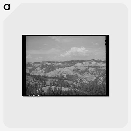 アートポストカード-Orofino Lumber Town
 - ラッセル リー Postcard.