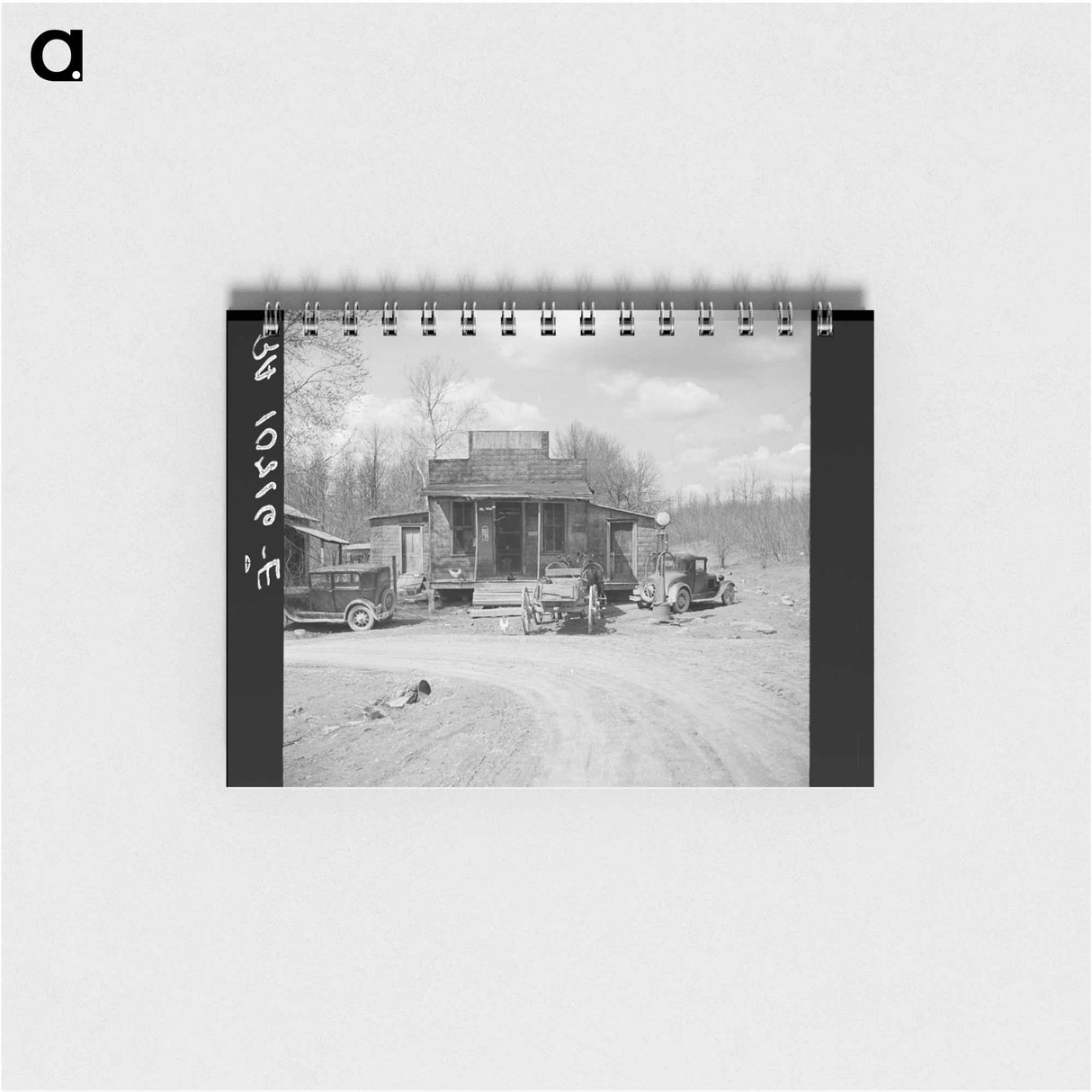 アートメモ帳-Buttermilk Junction, Martin County, Indiana
 - ラッセル リー Memo.