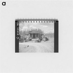 アートメモ帳-Buttermilk Junction, Martin County, Indiana
 - ラッセル リー Memo.