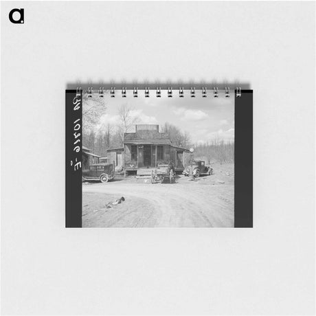 アートメモ帳-Buttermilk Junction, Martin County, Indiana
 - ラッセル リー Memo.