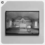 アートパネル-Interior of Chapel near Donaldsville, Louisiana
 - ラッセル リー Canvas.