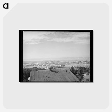 アートポストカード-Marine Training Post, San Diego, California
 - ラッセル リー Postcard.