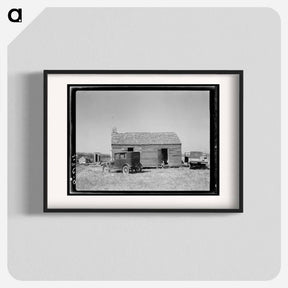 アートポスター-Home of a Day Laborer Near New Iberia, Louisiana
 - ラッセル リー Poster.