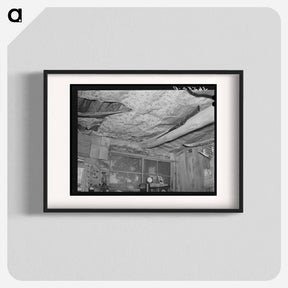 アートポスター-Interior, Faro Caudill Dugout, Pie Town
 - ラッセル リー Poster.
