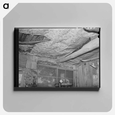アートパネル-Interior, Faro Caudill Dugout, Pie Town
 - ラッセル リー Canvas.
