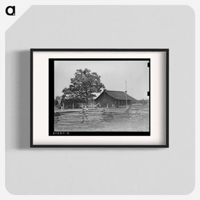 アートポスター-Farmstead, San Augustine County, Texas
 - ラッセル リー Poster.