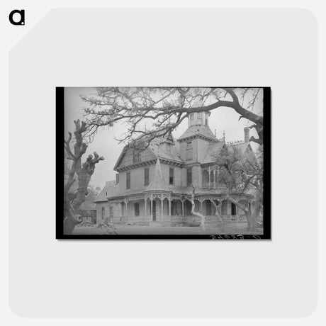 アートポストカード-Mansion, Comanche, Texas
 - ラッセル リー Postcard.