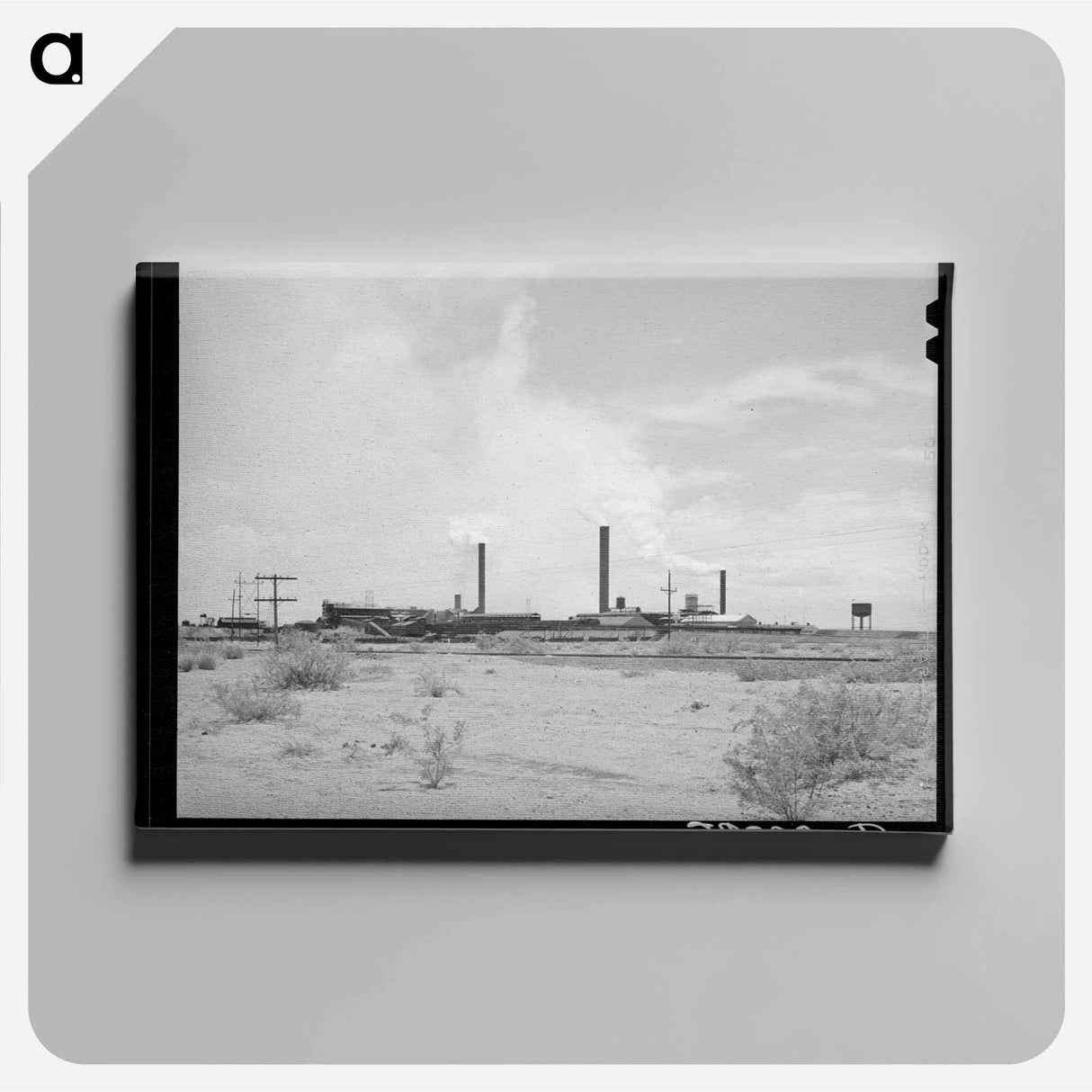 アートパネル-Copper Smelter, Douglas, Arizona
 - ラッセル リー Canvas.