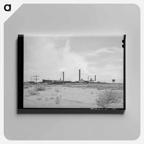 アートパネル-Copper Smelter, Douglas, Arizona
 - ラッセル リー Canvas.